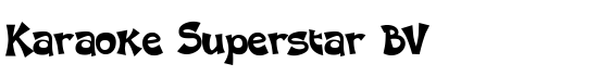 Karaoke Superstar BV - Download Thousands of Free Fonts at FontZone.net