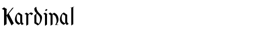 Kardinal - Download Thousands of Free Fonts at FontZone.net