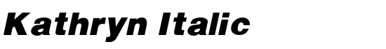 Kathryn Italic - Download Thousands of Free Fonts at FontZone.net