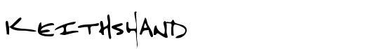 KeithsHand - Download Thousands of Free Fonts at FontZone.net
