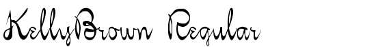 KellyBrown Regular - Download Thousands of Free Fonts at FontZone.net