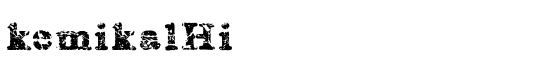 kemikalHi - Download Thousands of Free Fonts at FontZone.net
