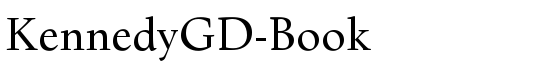 KennedyGD-Book - Download Thousands of Free Fonts at FontZone.net