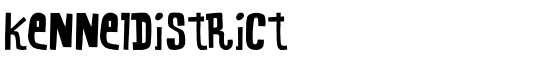 KennelDistrict - Download Thousands of Free Fonts at FontZone.net