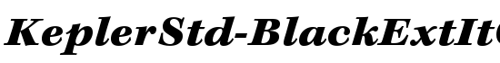 KeplerStd-BlackExtItCapt - Download Thousands of Free Fonts at FontZone.net