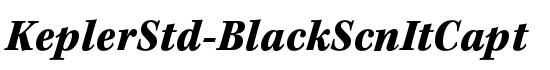 KeplerStd-BlackScnItCapt - Download Thousands of Free Fonts at FontZone.net