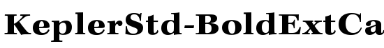 KeplerStd-BoldExtCapt - Download Thousands of Free Fonts at FontZone.net