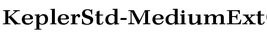 KeplerStd-MediumExtCapt - Download Thousands of Free Fonts at FontZone.net