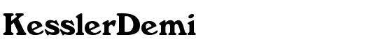 KesslerDemi - Download Thousands of Free Fonts at FontZone.net