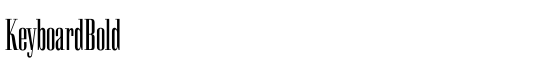 KeyboardBold - Download Thousands of Free Fonts at FontZone.net