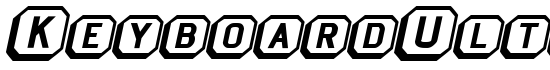 KeyboardUltraBoldItalic - Download Thousands of Free Fonts at FontZone.net