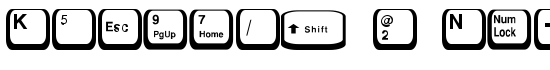 Keycaps 2 Normal - Download Thousands of Free Fonts at FontZone.net