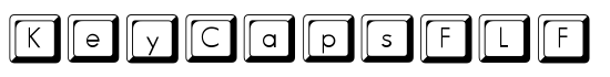 KeyCapsFLF - Download Thousands of Free Fonts at FontZone.net