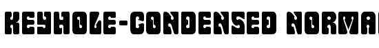 Keyhole-Condensed Normal - Download Thousands of Free Fonts at FontZone.net