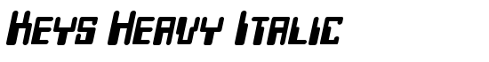 Keys Heavy Italic - Download Thousands of Free Fonts at FontZone.net