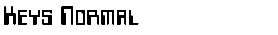 Keys Normal - Download Thousands of Free Fonts at FontZone.net