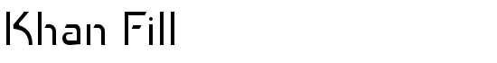 Khan Fill - Download Thousands of Free Fonts at FontZone.net