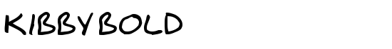 Kibby Bold - Download Thousands of Free Fonts at FontZone.net