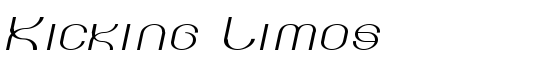 Kicking Limos - Download Thousands of Free Fonts at FontZone.net