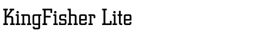 KingFisher Lite - Download Thousands of Free Fonts at FontZone.net