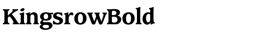KingsrowBold - Download Thousands of Free Fonts at FontZone.net