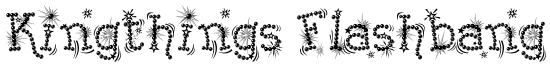 Kingthings Flashbang - Download Thousands of Free Fonts at FontZone.net