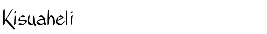 Kisuaheli - Download Thousands of Free Fonts at FontZone.net
