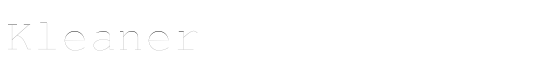 Kleaner - Download Thousands of Free Fonts at FontZone.net