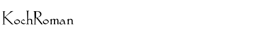 KochRoman - Download Thousands of Free Fonts at FontZone.net