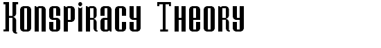 Konspiracy Theory - Download Thousands of Free Fonts at FontZone.net