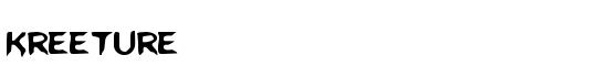 Kreeture - Download Thousands of Free Fonts at FontZone.net