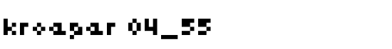 kroeger 04_55 - Download Thousands of Free Fonts at FontZone.net