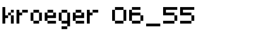 kroeger 06_55 - Download Thousands of Free Fonts at FontZone.net