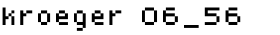 kroeger 06_56 - Download Thousands of Free Fonts at FontZone.net