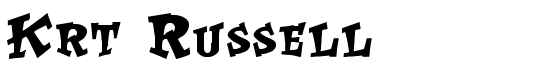 Krt Russell - Download Thousands of Free Fonts at FontZone.net
