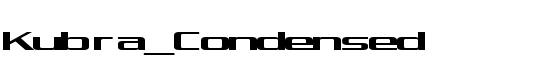 Kubra_Condensed - Download Thousands of Free Fonts at FontZone.net