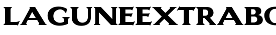 LaguneExtraBold - Download Thousands of Free Fonts at FontZone.net
