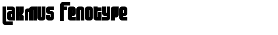 Lakmus Fenotype - Download Thousands of Free Fonts at FontZone.net