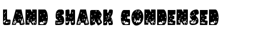 Land Shark Condensed - Download Thousands of Free Fonts at FontZone.net