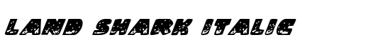 Land Shark Italic - Download Thousands of Free Fonts at FontZone.net