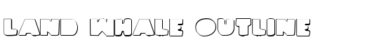 Land Whale Outline - Download Thousands of Free Fonts at FontZone.net