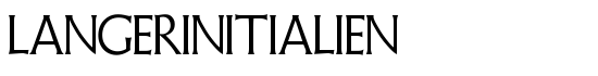 LangerInitialien - Download Thousands of Free Fonts at FontZone.net