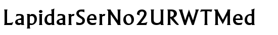 LapidarSerNo2URWTMed - Download Thousands of Free Fonts at FontZone.net