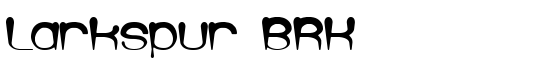 Larkspur BRK - Download Thousands of Free Fonts at FontZone.net