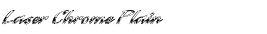Laser Chrome Plain - Download Thousands of Free Fonts at FontZone.net