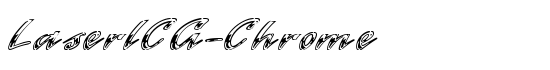 LaserICG-Chrome - Download Thousands of Free Fonts at FontZone.net