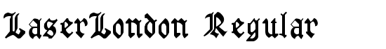 LaserLondon Regular - Download Thousands of Free Fonts at FontZone.net
