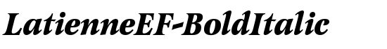 LatienneEF-BoldItalic - Download Thousands of Free Fonts at FontZone.net