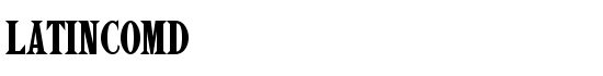 LatinComD - Download Thousands of Free Fonts at FontZone.net
