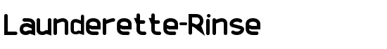 Launderette-Rinse - Download Thousands of Free Fonts at FontZone.net